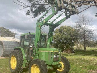 1998 John Deere 6300 Tractor with 640 Loader