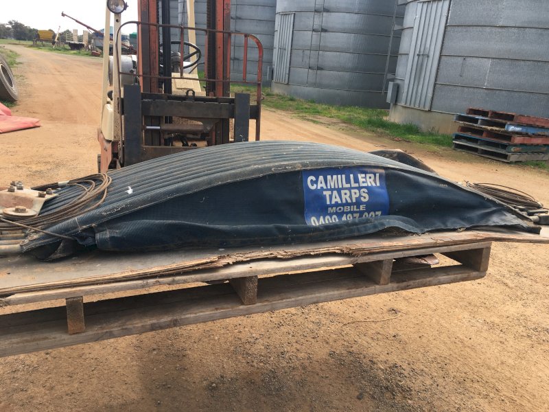 Quarry Rollout Mesh Tarp