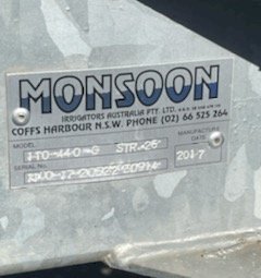 2017 Monsoon Hard Hose Irrigator.