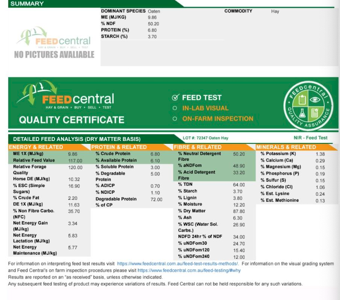 1500 x Oaten Hay 500-560kg 8x4x3 Bales