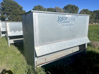 7 x Sheep Grain Feeders