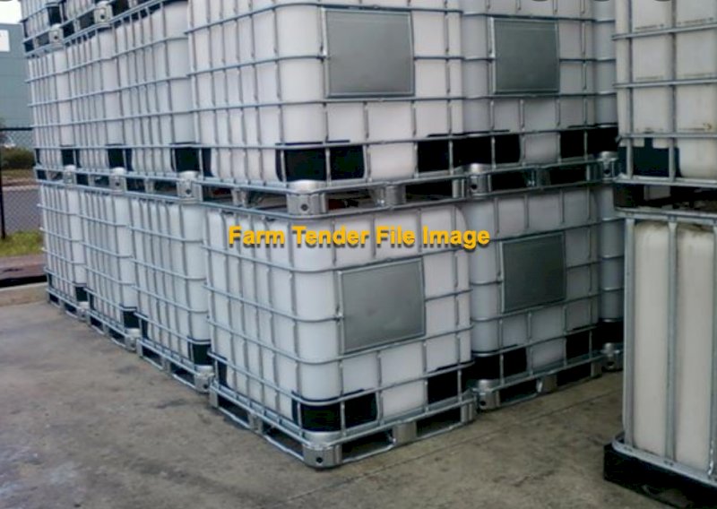 Empty IBC's 1000 litres x 6