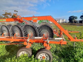 2016 Schinckel 16 reel with wind shields