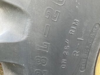 28L-26 Tyres and Rims 11-00-16 rear tyres and Rims