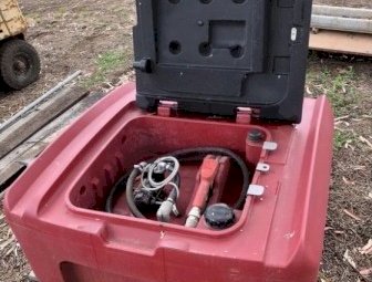 400 litre Alemlube Diesel fuel with 12 volt pump