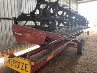 2006 Case IH 2388 Extreme Header With 36ft Front