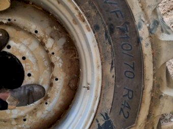 2 x Brand New Michelin 70-70R42 Tyres