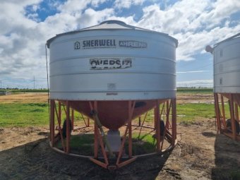 Sherwell 28 tonne PTO Field Bin x 2