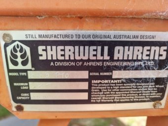 Sherwell 28 tonne PTO Field Bin x 2
