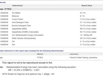 Oaten Hay 8x4x3 Bales