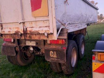 Under Auction - (A195) 1975 McGrath Bogey Axle Gravel Tipper 