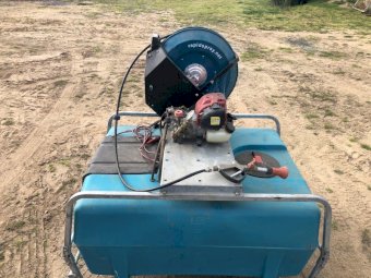 Rapid Spray ute mounted tank with remote control hose reel