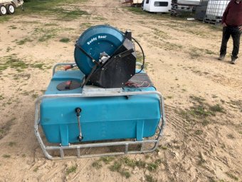 Rapid Spray ute mounted tank with remote control hose reel