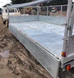 Trailer Tech3 way remote control hydraulic tipping tandem trailer