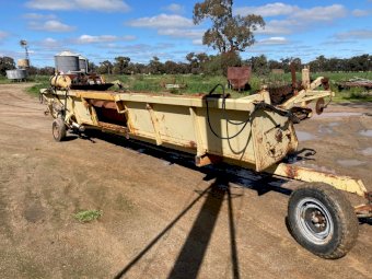 23ft Knuckey Pea Plucker/ Canola Pickup