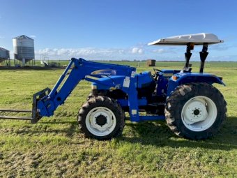 2008 New Holland TT75 Tractor With FEL