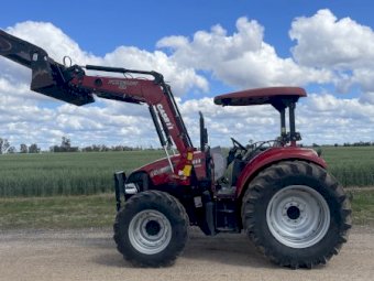 2015 Case Farmall JX 95 C Tractor with  FEL and four in one bucket