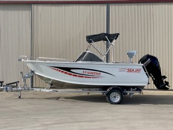 2022 SEAJAY 5.0 WANDERER DUNBIER LOADER PRO TRAILER MERCURY 100HP