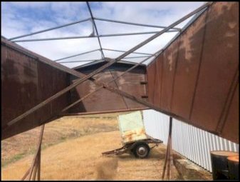 22ft x 8ft Grain Bin