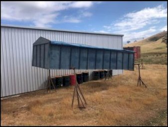 22ft x 8ft Grain Bin