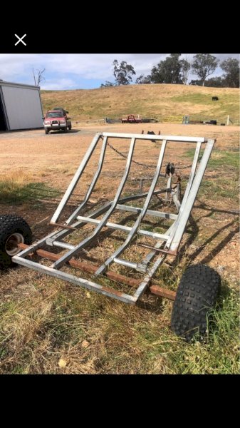 ATV Hay Feed Out Trailer