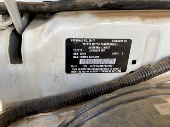 2018 Toyota GXL Landcruiser