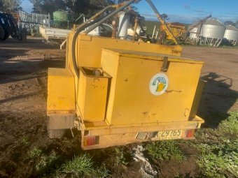 2001 Fuel Trailer With Rego Cages Toolbox and Brakes