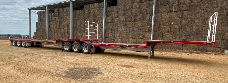 Freighter Drop Deck Hay Trailers
