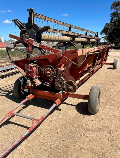 24' Case 810 Front on Trailer