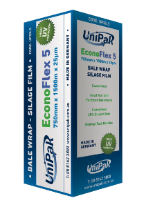 Econoflex 5 Silage Wrap 750 x 1500 x 25um