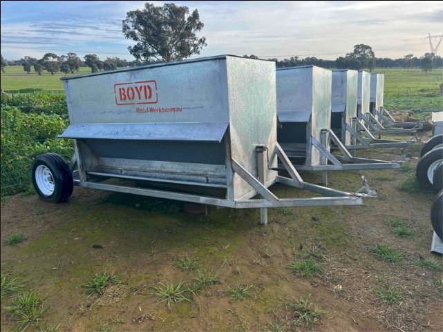 Under Auction - (A203) Boyd Towable Sheep Feeders 