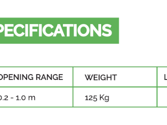 Sturgeon Adjustable Pallet Fork Attachment