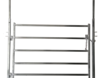 BosAg New ADJUSTABLE CATTLE YARD GATE IN FRAME