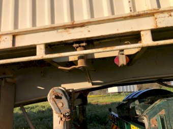 36' Lusty Convertable Tipping Skel Trailer