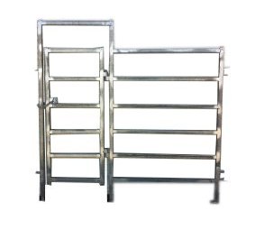 New BosAg MAN GATE WITH PANEL SQUARE RAILS