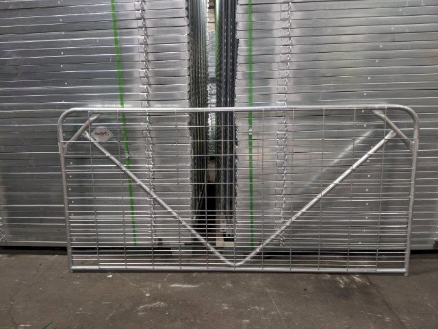 Under Auction - (A203) 5 X New BosAg 8-FT V-STAY FARM GATE Graduated Mesh 