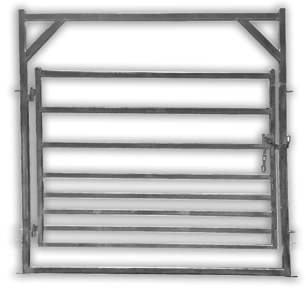 Under Auction - (A203) 2 X New AgBos COMBI CATTLE YARD GATES 