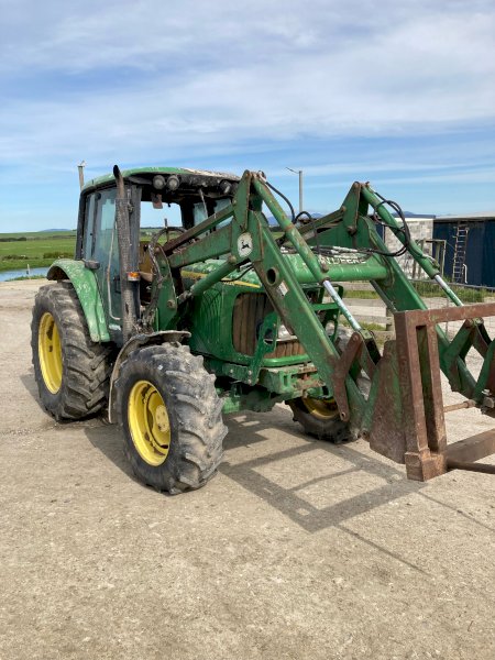 John Deere 6220 With 640 Loader