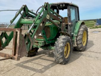 John Deere 6220 With 640 Loader