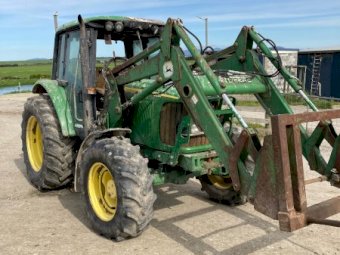 John Deere 6220 With 640 Loader