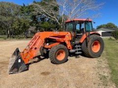 Kubota M135X Tractor with FEL