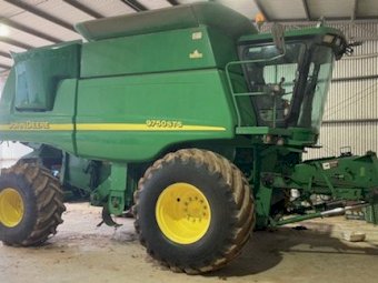 2002 John Deere 9750 4WD Rice Header