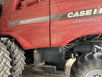 2012 Case IH 8230 Header with 2021 MacDon D140 Front & Trailer