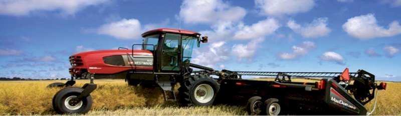 MacDon M 155 Windrower with 35 ft Head