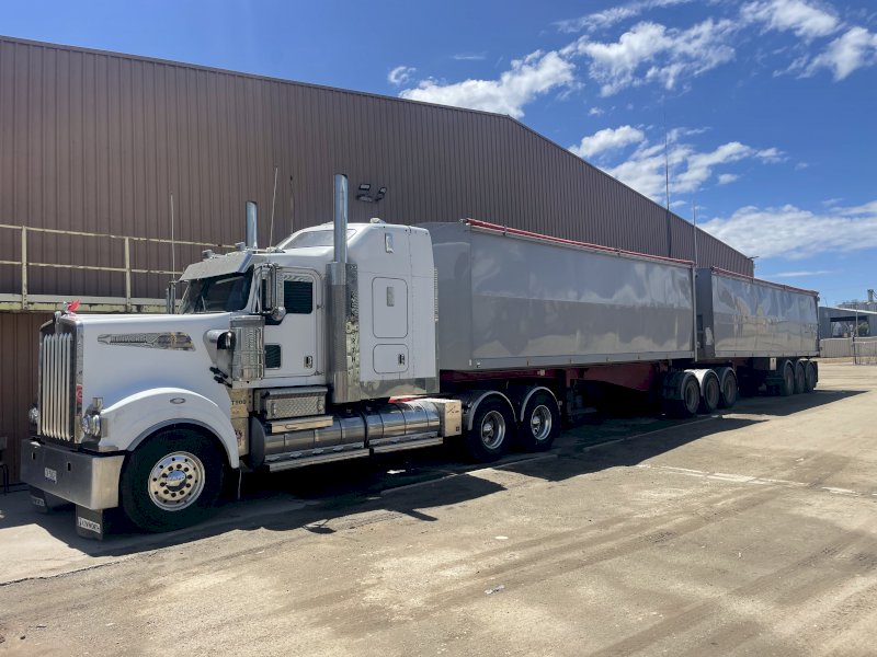2012 Kenworth T909 with Bisalloy B-Double Tippers