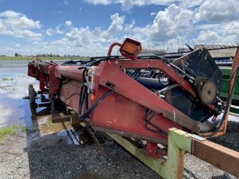 New Holland HW320 with 1052 Front and 18 ft Haybine Mower Front