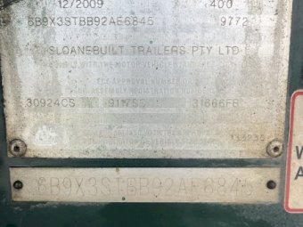 2009 Sloanbuilt Stag B Double Tippers