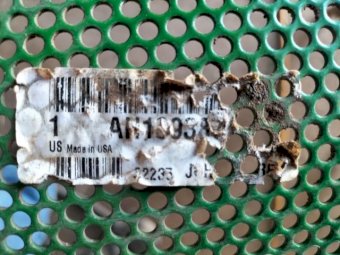 Clean Grain Cross Auger Legume Screen