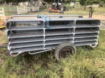 Portable 19 panel Sheep yards