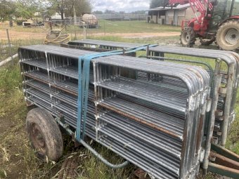 Portable 19 panel Sheep yards